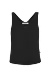 Salanida Women's Mare 100% Linen Tank Top Black In Black