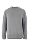 Salanida Women's Marina 100% Merino Jumper Grey In Gray