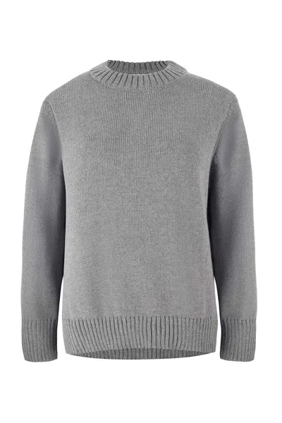 Salanida Women's Marina 100% Merino Jumper Grey In Gray