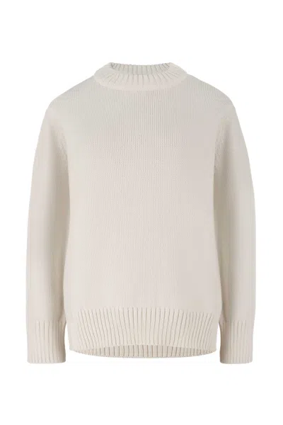 Salanida Women's Marina 100% Merino Jumper White