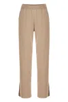 Salanida Women's Neutrals Ora 100% Merino Pants Beige In Sand