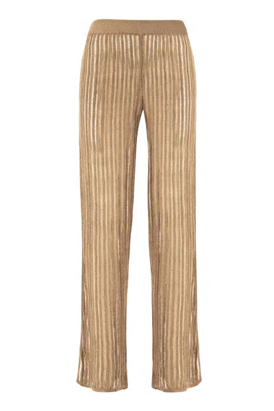 Salanida Women's Neutrals Sole Linen Beach Pants Sand