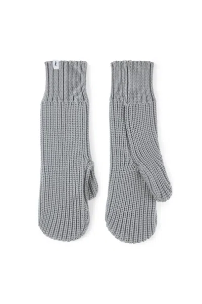 Salanida Women's Nonna 100% Merino Mittens Grey In Gray