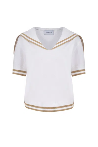 Salanida Women's Vento Sailor Top White