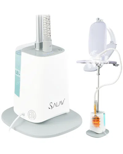 Salav Complete Garment Steamer With Pivoting Ironing Board In White