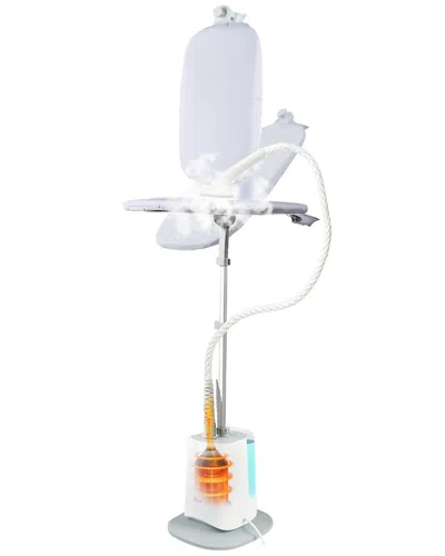 Salav Complete Garment Steamer With Pivoting Ironing Board In White