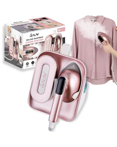 Salav Deluxe Duopress Steam Station In Pink