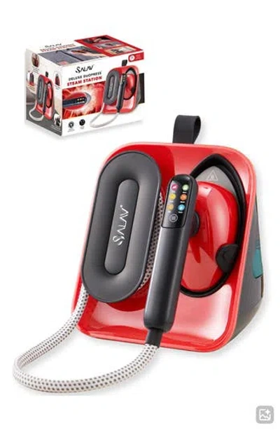 Salav Deluxe Duopress Steam Station In Red