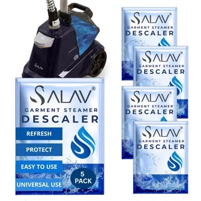 Salav Garment Steamer Descaling Packets, 5-pack In White