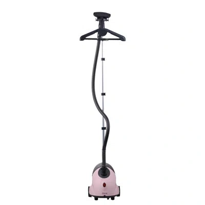Salav ® Gs18-dj Standing Garment Steamer With Roll Wheels For Easy Movement, 1.8l Water Tank For 1 Hour Co In Pink
