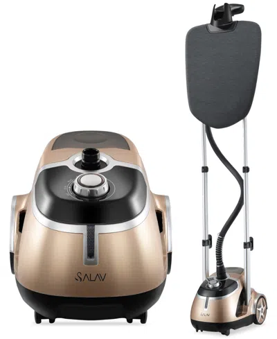 Salav Gs44-dj 1500 Watt Professional Garment Steamer In Gold