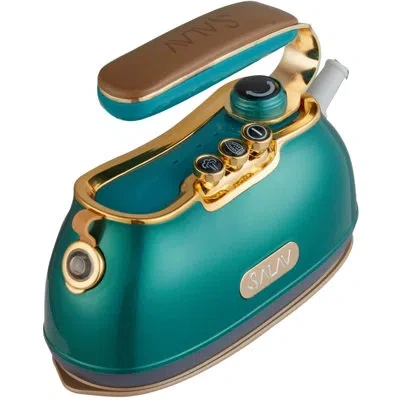 Salav Is-900 Retro Edition Duopress Garment Steamer + Iron In Emerald