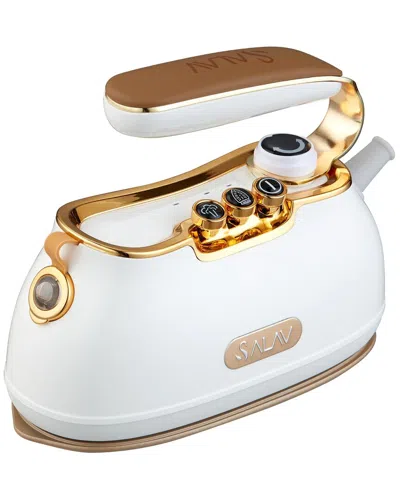 Salav Pearl Retro Edition Duopress Steamer And Iron In Pearl