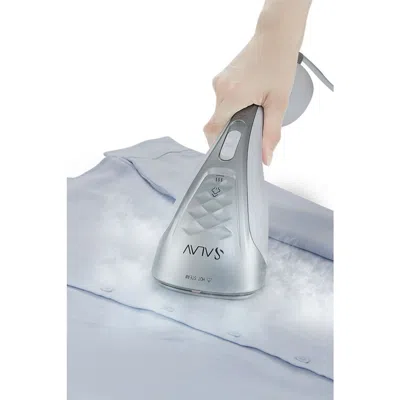 Salav Rose Gold Hs-100 Duopress Hand Held Garment Steamer & Iron In Silver