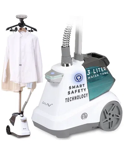 Salav Smart Auto Shut-off 1800w Garment Steamer In White