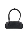 Salce Bianca One Tone Shoulder Bag In Black