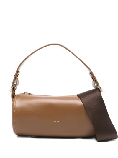 Salce Cylinder Mini Bag In Brown
