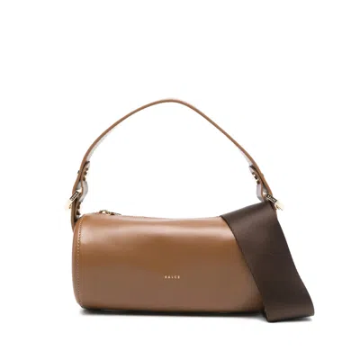 Salce Cylinder Mini Bag In Brown