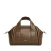 Salce Small Alene Leather Tote Bag In Brown