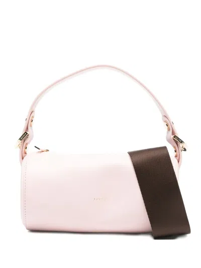 Salce Round Cylinder Mini Bag In Neutral