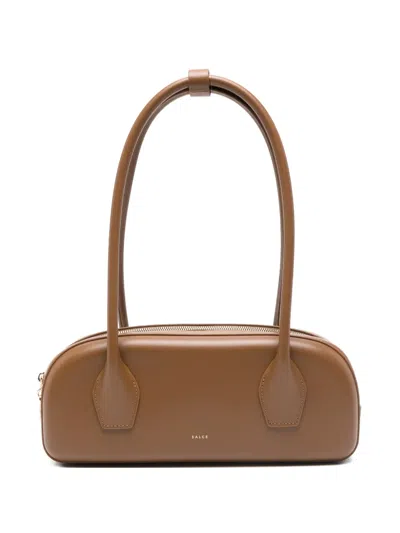 Salce Rounded Shoulder Bag In Brown