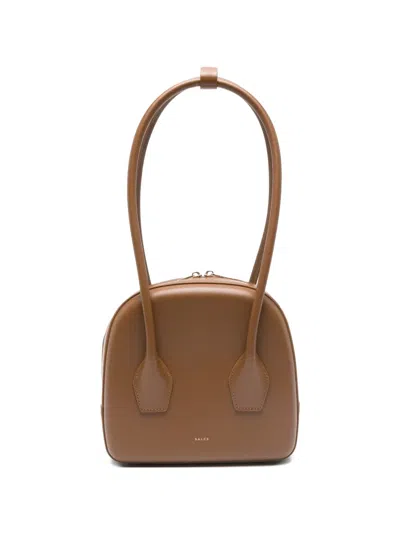 Salce Rounded Shoulder Bag In Brown