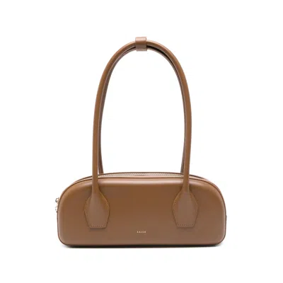 Salce Rounded Shoulder Bag In Brown
