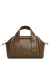 Salce Small Alene Leather Tote Bag In Brown