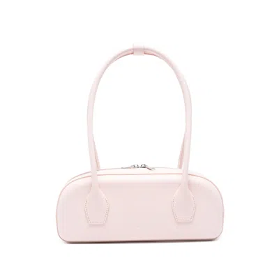 Salce Zipped Shoulder Bag In Pink