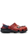 Salehe Bembury X Crocs All-terrain "team Spider-man" Clogs In Red