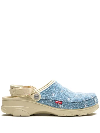 Salehe Bembury X Crocs X Levi's Classic All Terrain "shasiko In Blue