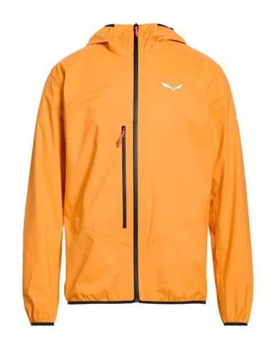Salewa Agner Man Jacket Orange Size 44 Polyamide