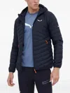 Salewa 브렌타 후드 패딩 재킷 In Black