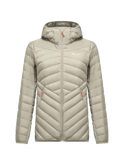 Salewa Brenta Rd Hooded Down Jacket In Neutral
