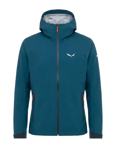 Salewa Jacket In Deep Teal