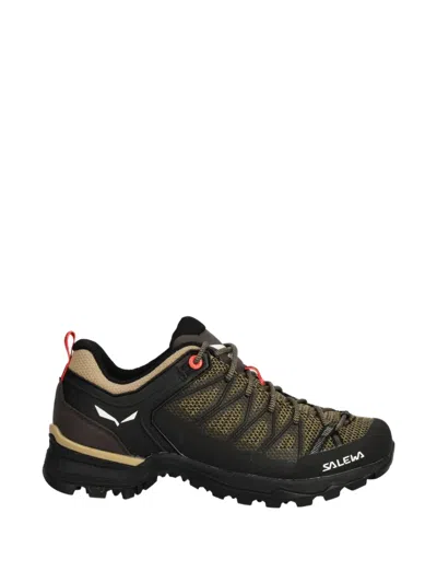Salewa Lattice Performance Footwear In Green