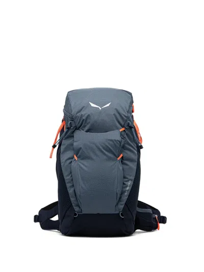 Salewa Logo Appliqué Drawstring Backpack In Blue