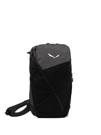 Salewa Logo-detail Backpack In Black
