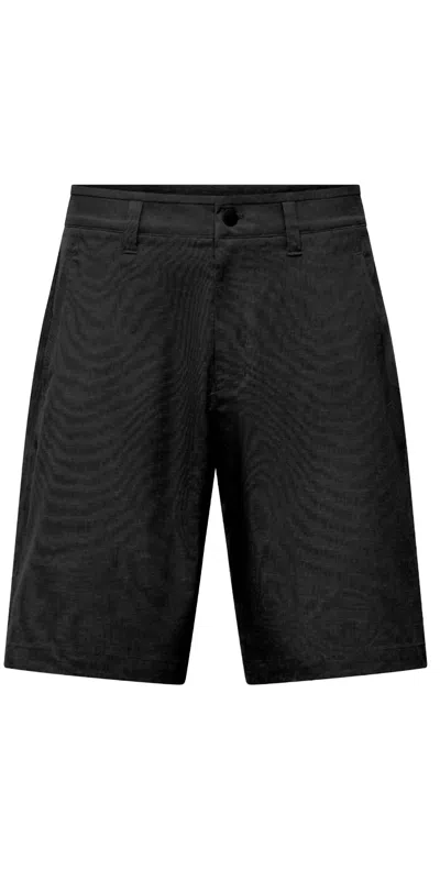 Salewa Men's Fannes Hemp Light Shorts In Black Out