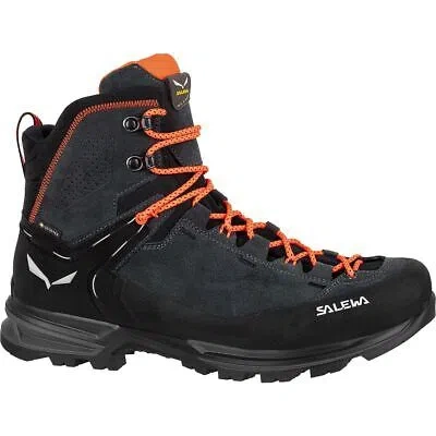 Pre-owned Salewa Mountain Trainer 2 Mid Gtx Backpacking Boot - Men's Onyx/black, 14.0