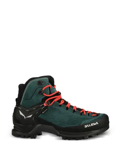 Salewa Mtn Trainer Mid Gtx Geometric-pattern Trainers In Multi