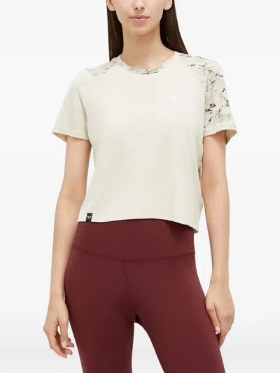 Salewa Pattern Short-sleeve T-shirt In White