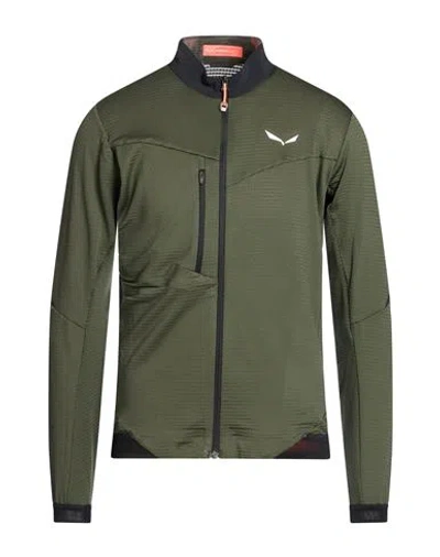 Salewa Pedroc Pl 2 Man Jacket Military Green Size 44 Recycled Polyester, Elastane In Multi