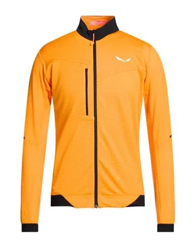 Salewa Pedroc Pl 2 Man Jacket Orange Size 40 Recycled Polyester, Elastane In Multi