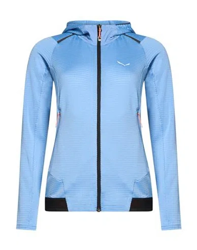 Salewa Pedroc Pl Woman Jacket Light Blue Size 4 Recycled Polyester, Elastane