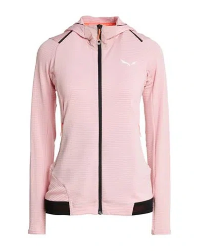 Salewa Pedroc Pl Woman Jacket Pink Size 4 Recycled Polyester, Elastane