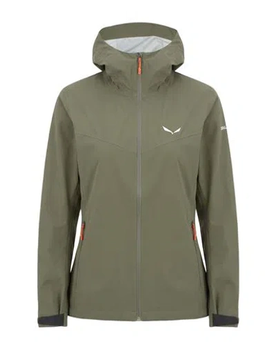 Salewa Puez 2.5l Ptx Woman Jacket Military Green Size 6 Recycled Polyester, Polyester