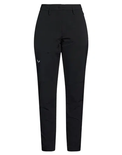 Salewa Puez Dolomitic 2 Dst Woman Pants Black Size 10 Polyester, Elastane