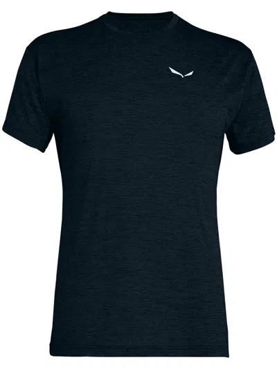 Salewa Puez Melange Dry W S/s Tee In Blue