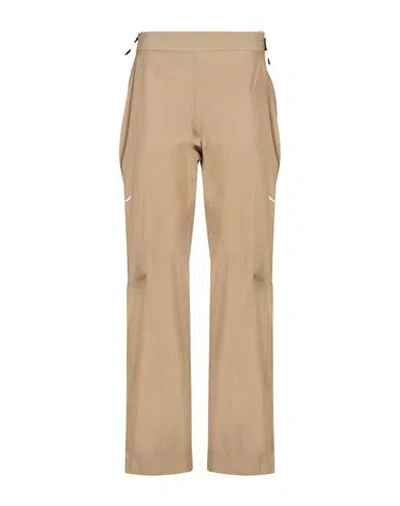 Salewa Puez Woman Pants Beige Size 12 Recycled Polyester, Polyamide In Sand